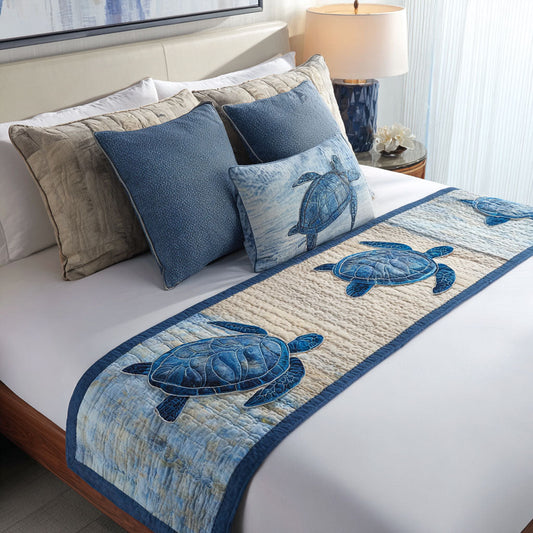 Peaceful Plodder Quilted Bed Runner NCU0PT8015