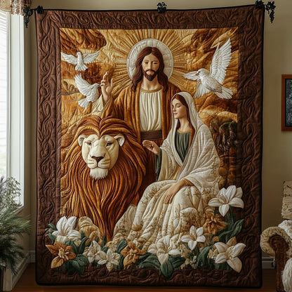 Peaceful Presence Quilted Blanket NCU0DV6465