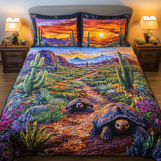 Peaceful Roamer 3-Piece Quilted Bedding Set NCU0NT7040