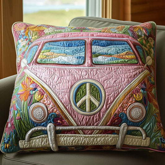 Peaceful Wanderlust Quilted Pillow Case NCU0PT5989