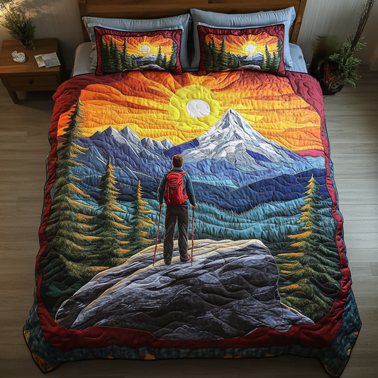 Peak View Hike Quilted Bedding Set NCU0DK6485