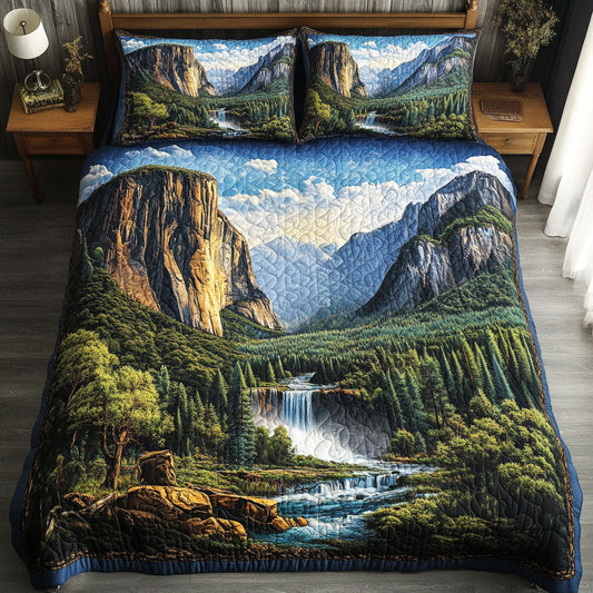 Peak of Yosemite 3-Piece Quilted Bedding Set NCU0PT6288
