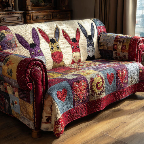 Pebble Path Donkey Quilted Sofa Cover NCU0PT11121