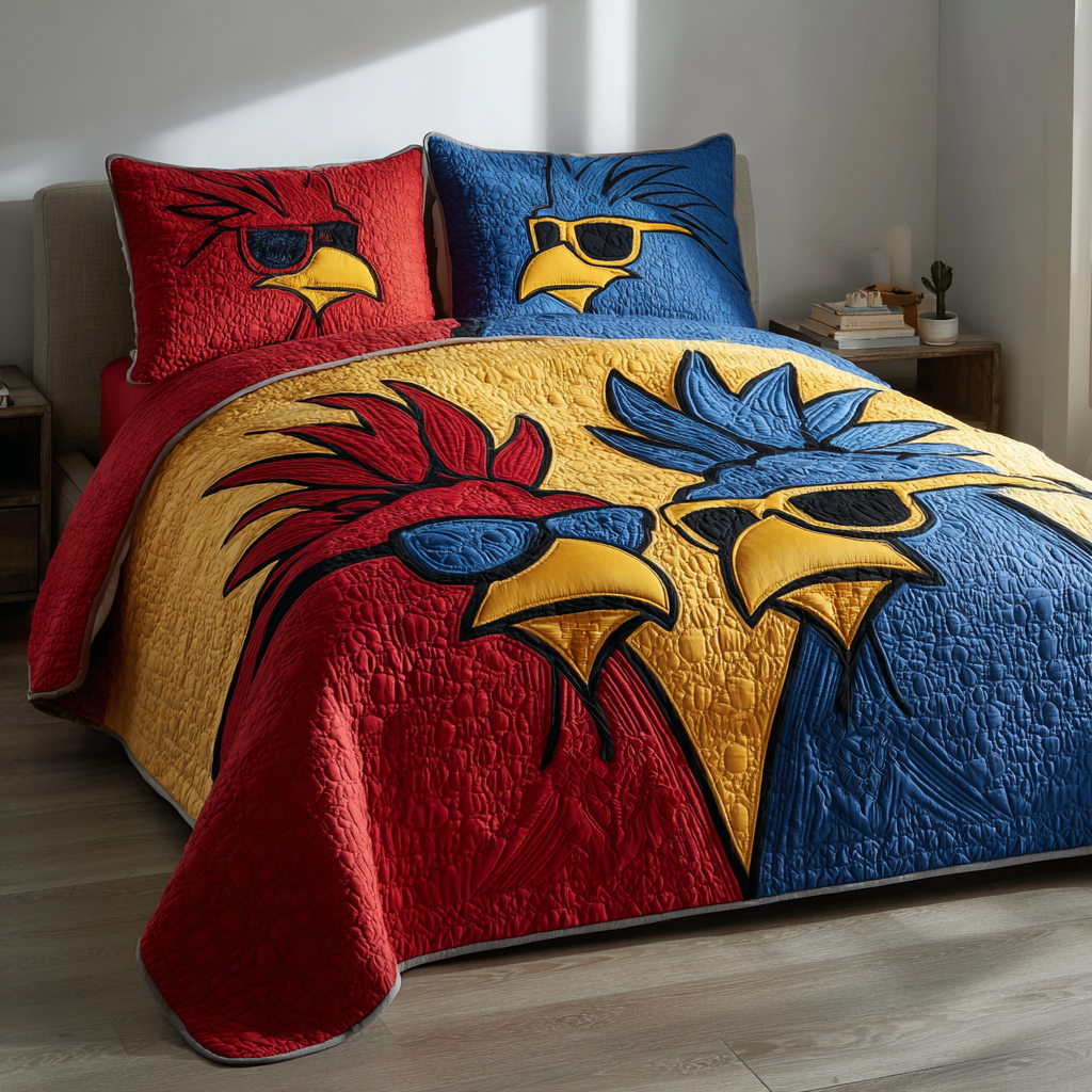 Peck And Slay 3-Piece Quilted Bedding Set NCU0XD018