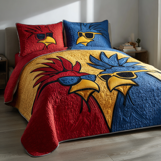 Peck And Slay 3-Piece Quilted Bedding Set NCU0XD018