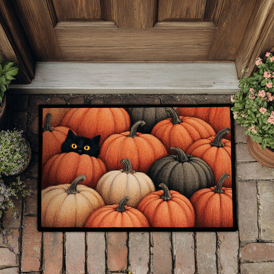 Peekaboo Halloween Doormat NCU0HH497