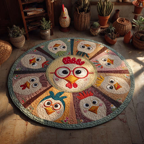 Peep Parade Quilted Round Mat NCU0XD022