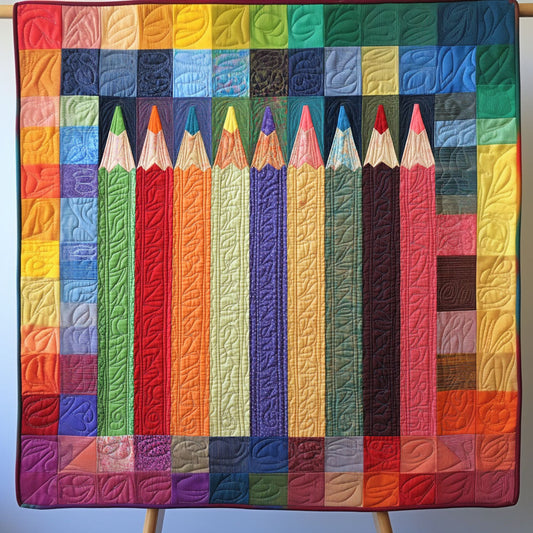 Pencil Patch Quilted Blanket NCU0PT7193