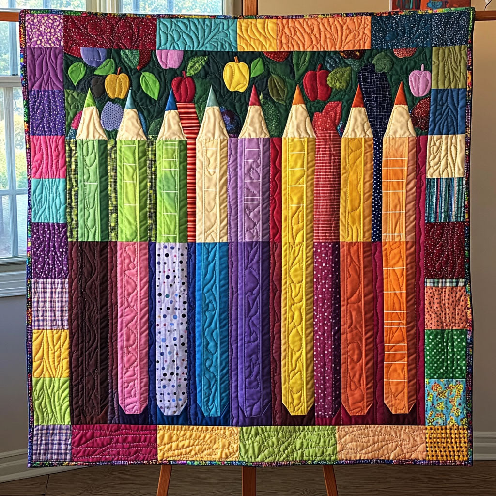 Pencil Power Quilted Blanket NCU0PT7195