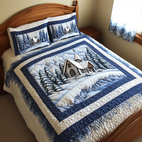 Perfect Holiday 3-Piece Quilted Bedding Set NCU0NT11033