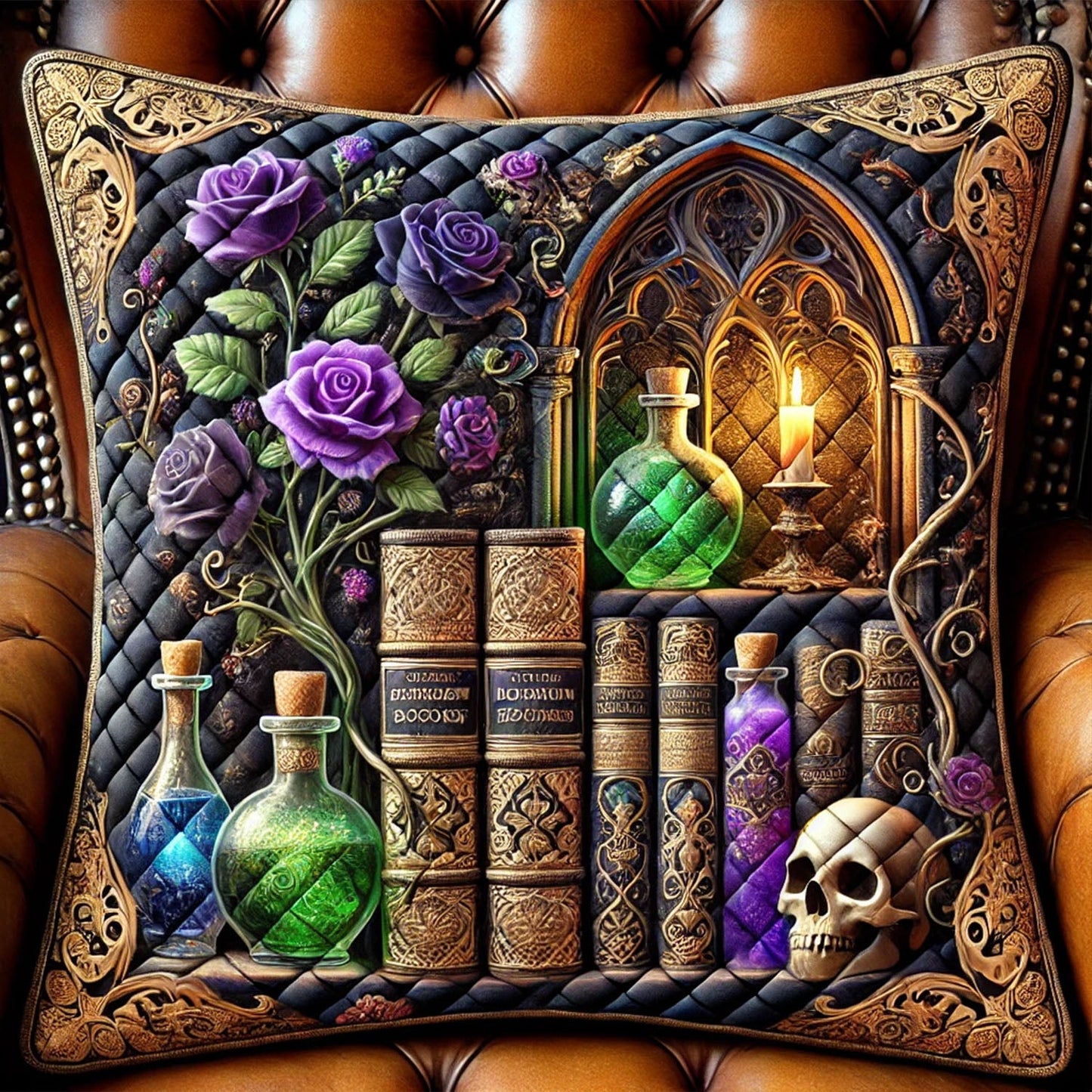 Petal-Touched Pages Quilted Pillow Case NCU0PT5616