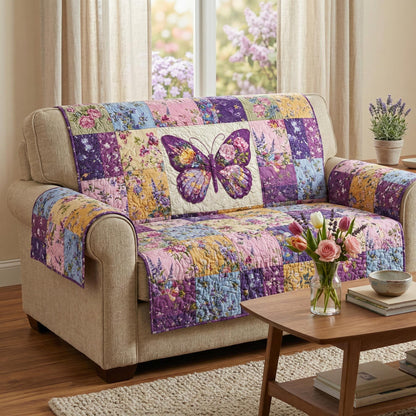 Petal Breeze Quilted Sofa Cover NCU0TD2532