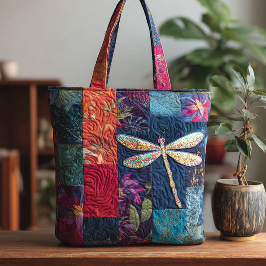 Petal Dancer Quilted Tote Bag NCU0PT8697