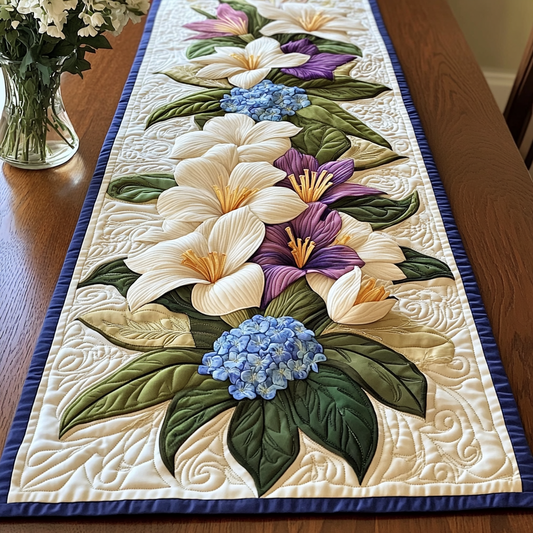 Petal Dream Quilted Table Runner NCU0VL1551