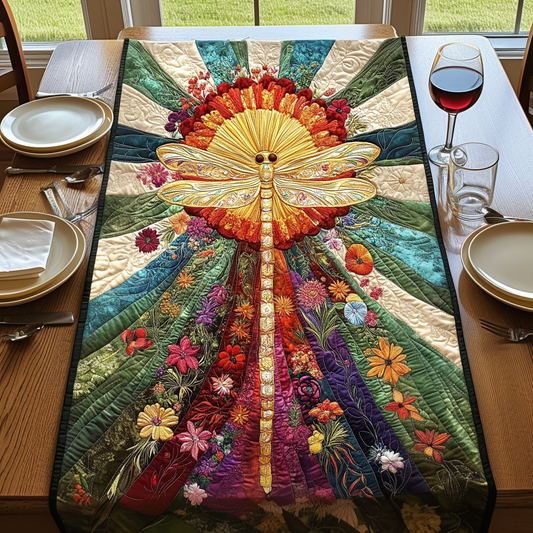 Petal Flyer Quilted Table Runner NCU0DV2923