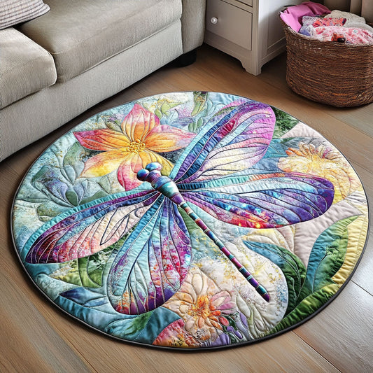 Petal Glider Quilted Round Mat NCU0NT5051
