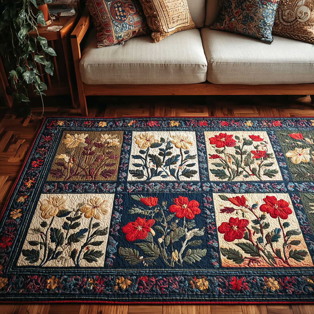 Petal Harmony Area Rug NCU0DK10384 – Vantique