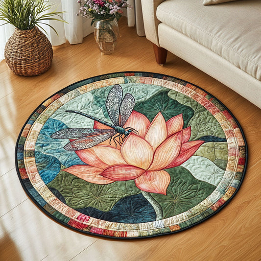 Petal Harmony Quilted Round Mat NCU0NT3825