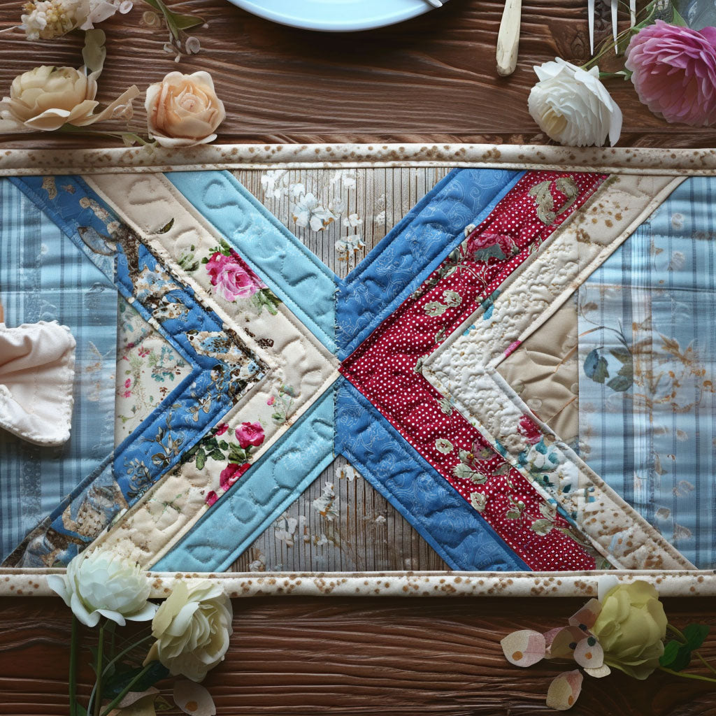 Petal Harmory Quilted Table Runner NCU0PT11248