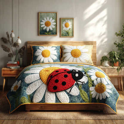 Petal Lady 3-Piece Quilted Bedding Set NCU0VL3310
