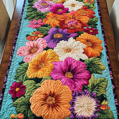 Petal Magic Quilted Table Runner NCU0DK6155