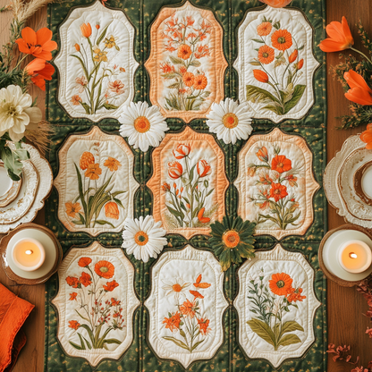 Petal March Quilted Table Runner NCU0VH5262