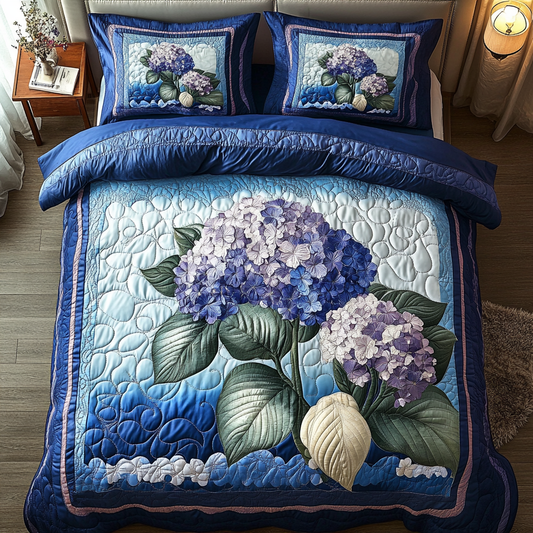 Petal Paradise 3-Piece Quilted Bedding Set NCU0VH3467