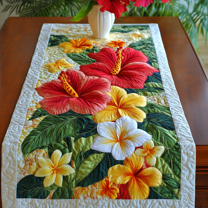 Petal Path Quilted Table Runner NCU0VL1787