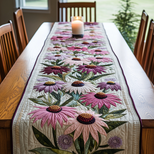 Petal Power Quilted Table Runner NCU0VH4457
