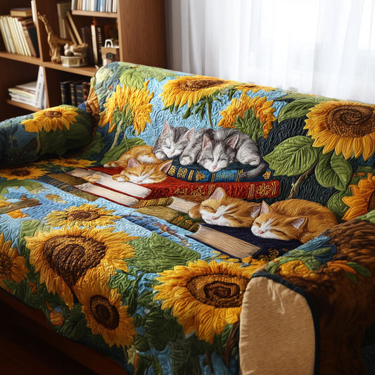 Petal Purrfection Quilted Sofa Cover NCU0PT9942