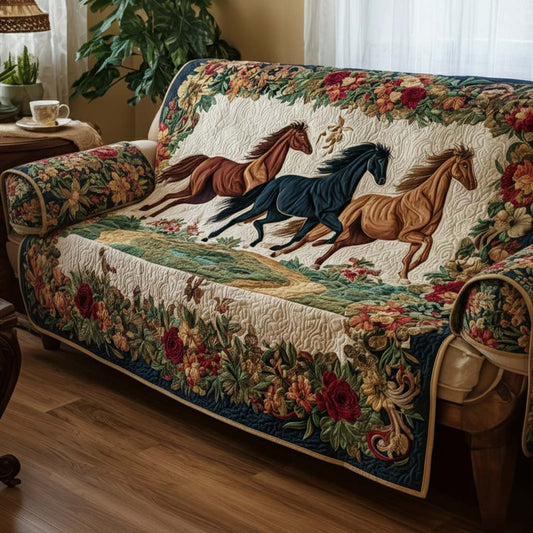 Petal Rider Quilted Sofa Cover NCU0NT11562