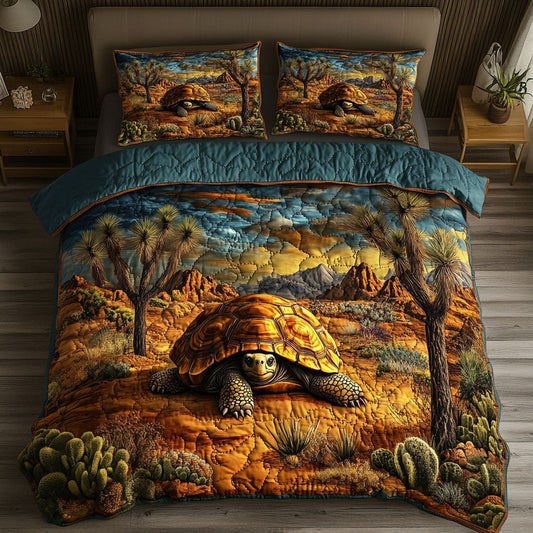 Petal Shell 3-Piece Quilted Bedding Set NCU0NT6976