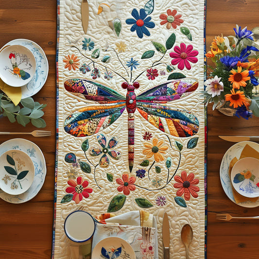 Petal Wings Quilted Table Runner NCU0PT5422