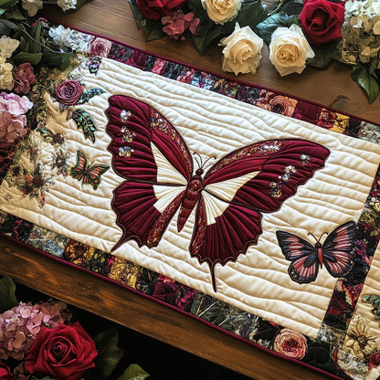 Petals and Flight Quilted Table Runner NCU0PT5973