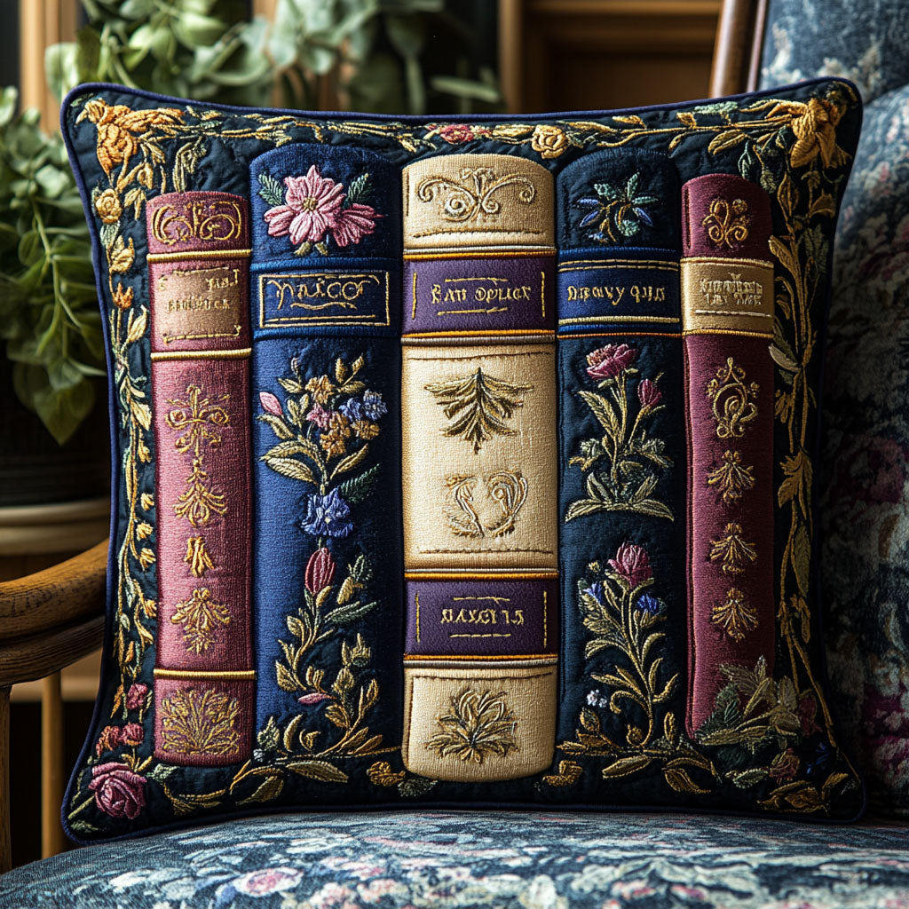 Petals and Pages Quilted Pillow Case NCU0PT5617