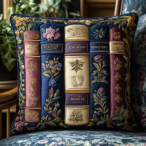 Petals and Pages Quilted Pillow Case NCU0PT5617