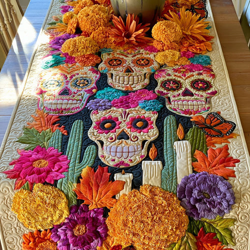 Petals for the Departed Quilted Table Runner NCU0PT12026