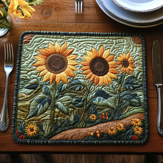 Petals of Joy Quilted Place Mat NCU0DV3141