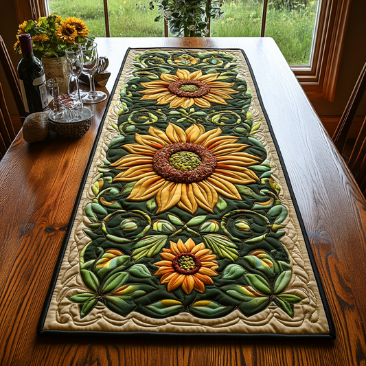 Petals of Joy Quilted Table Runner NCU0DV3109
