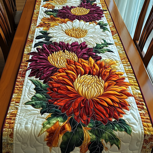 Petals of Paradise Quilted Table Runner NCU0DK6308