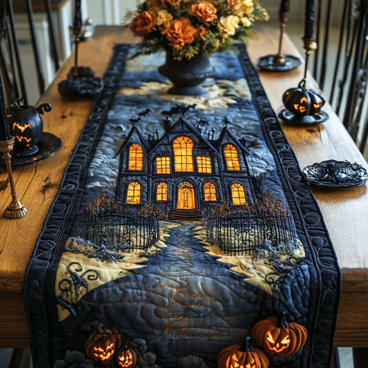 Phantom Cottage Quilted Table Runner NCU0DV7152