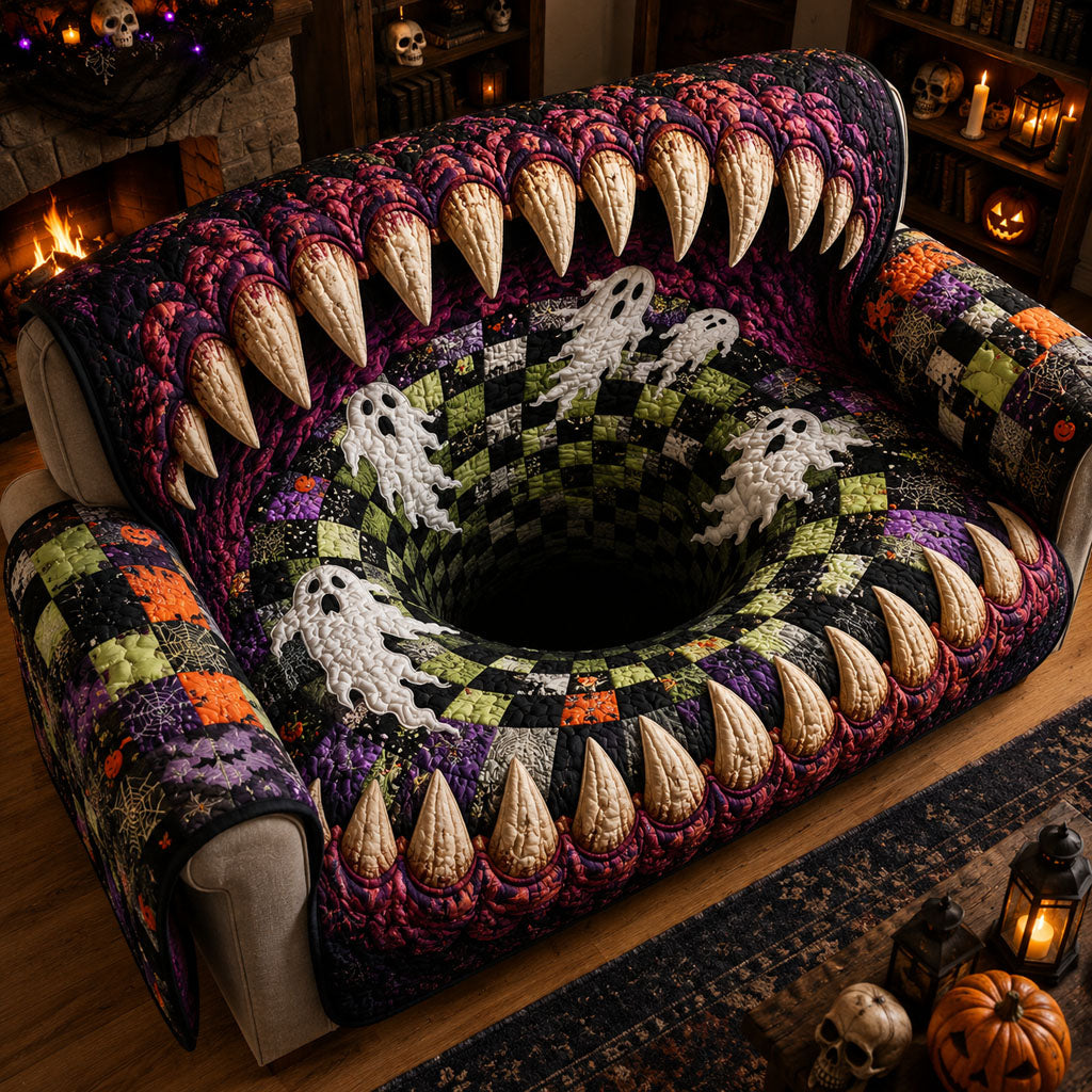 Phantom Gateway Quilted Sofa Cover NCU0PT11824