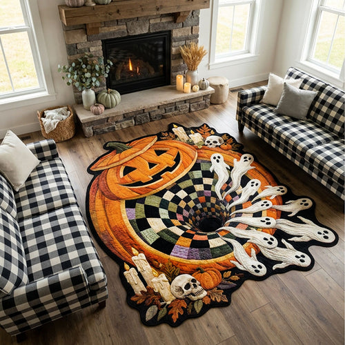 Phantom Pumpkin Custom Shape Area Rug NCU0PT11835