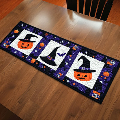 Phantom Pumpkins Quilted Table Runner NCU0PT785