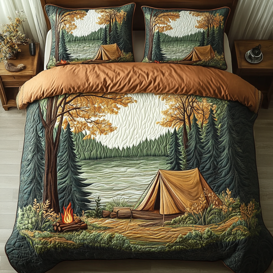 Pine Escape 3-Piece Quilted Bedding Set NCU0VH5627