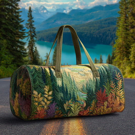 Pine Journey Quilted Duffle Bag NCU0DV7503