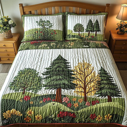 Pine Retreat 3-Piece Quilted Bedding Set NCU0DV9520