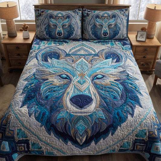 Pine Stalker 3-Piece Quilted Bedding Set NCU0TD196