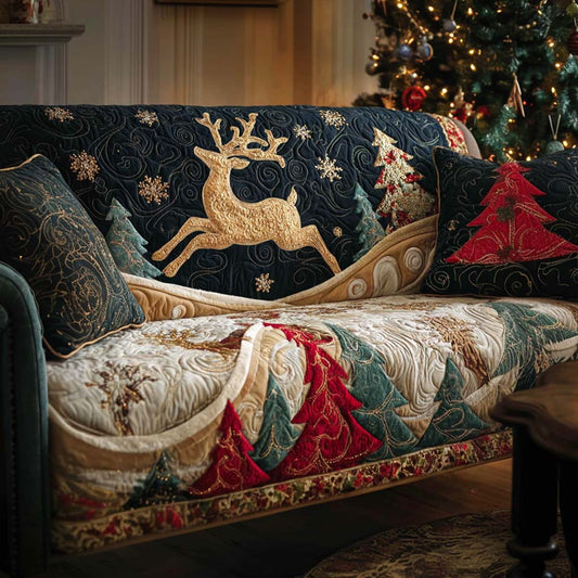 Pine Tree Fresh Quilted Sofa Cover NCU0NT11064