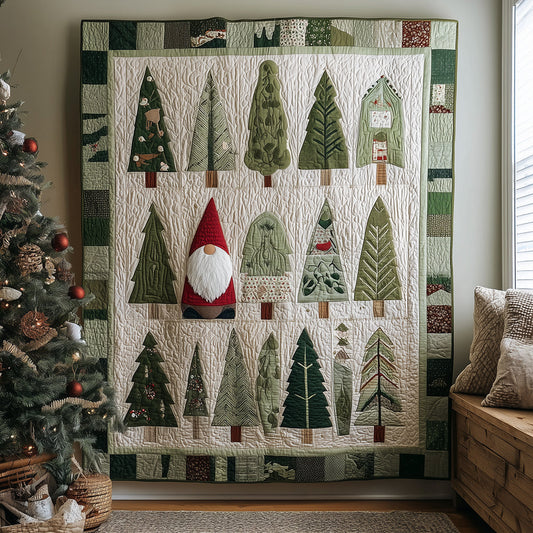 Pine Wonderland Quilted Blanket NCU0TH3503